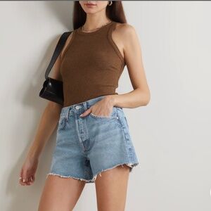 AGOLDE denim shorts